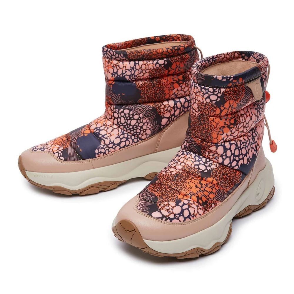 UIN Women's Snow Boots Walking Casual Travel Shoes(Spread Yellow Cazorla) 133